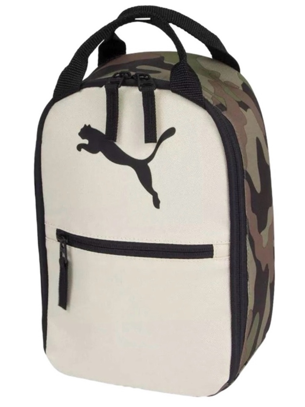 Puma Khaki Insulated Camouflage Camo Lunch Bag Box